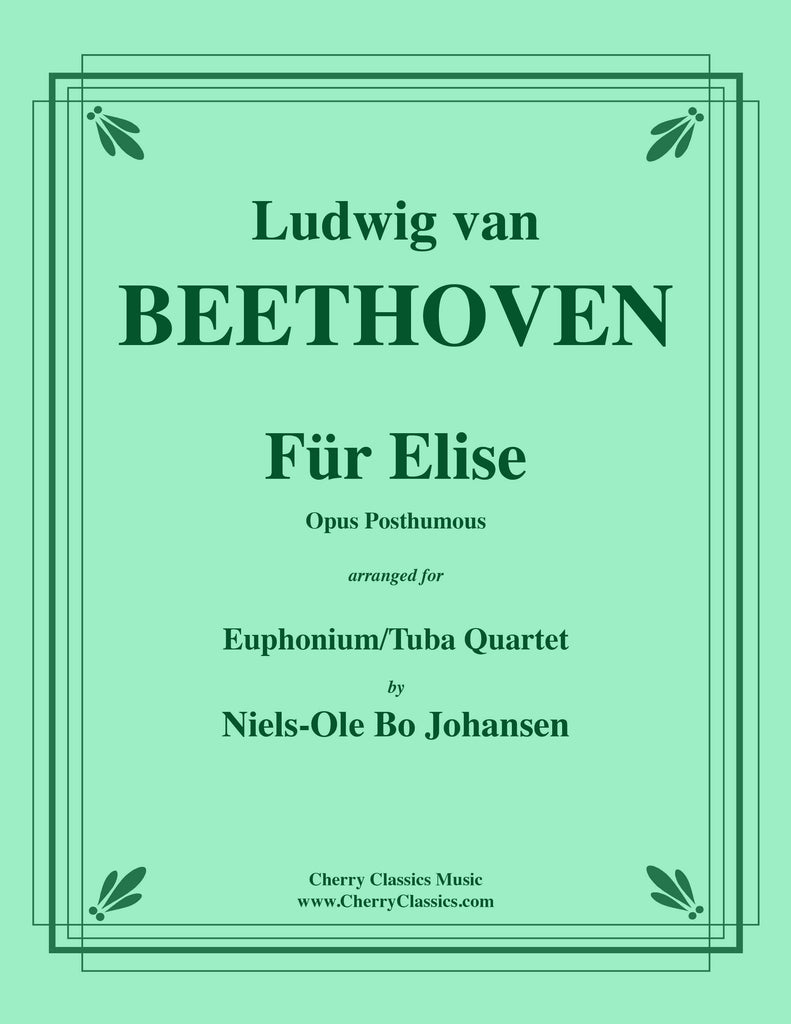 Beethoven - Für Elise for Euphonium/Tuba Quartet