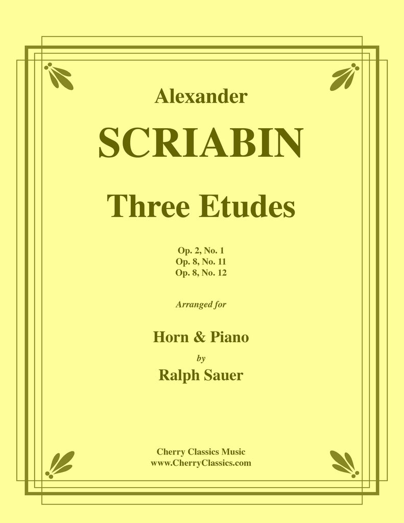 Scriabin - Three Etudes for Horn and Piano