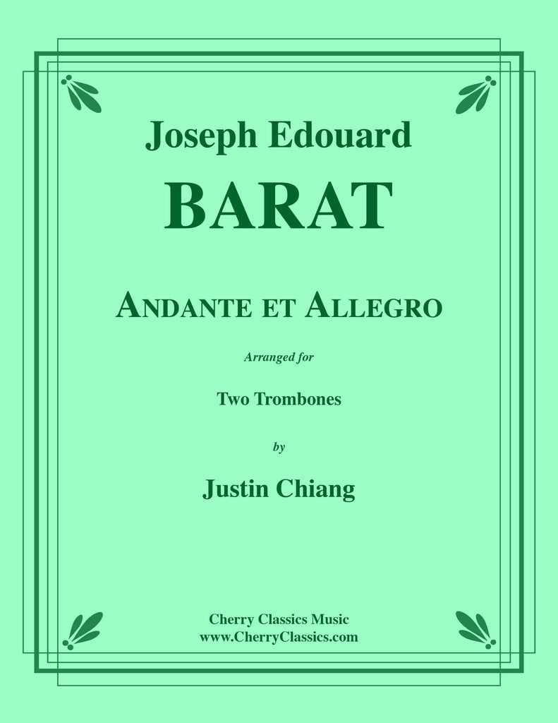 Barat - Andante et Allegro for Two Trombones