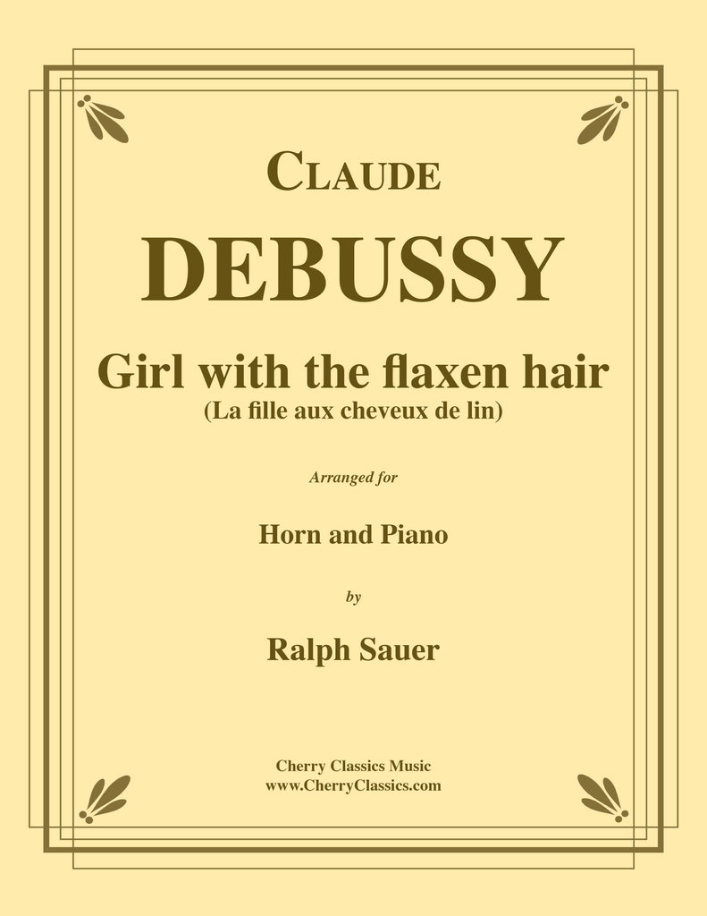 Debussy - Girl with the flaxen hair for Horn and Piano