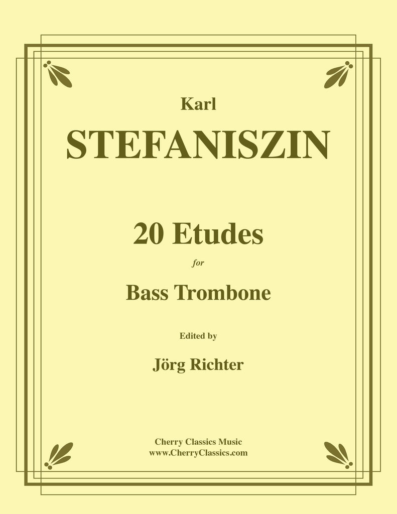 Stefaniszin - 20 Etudes for Bass Trombone