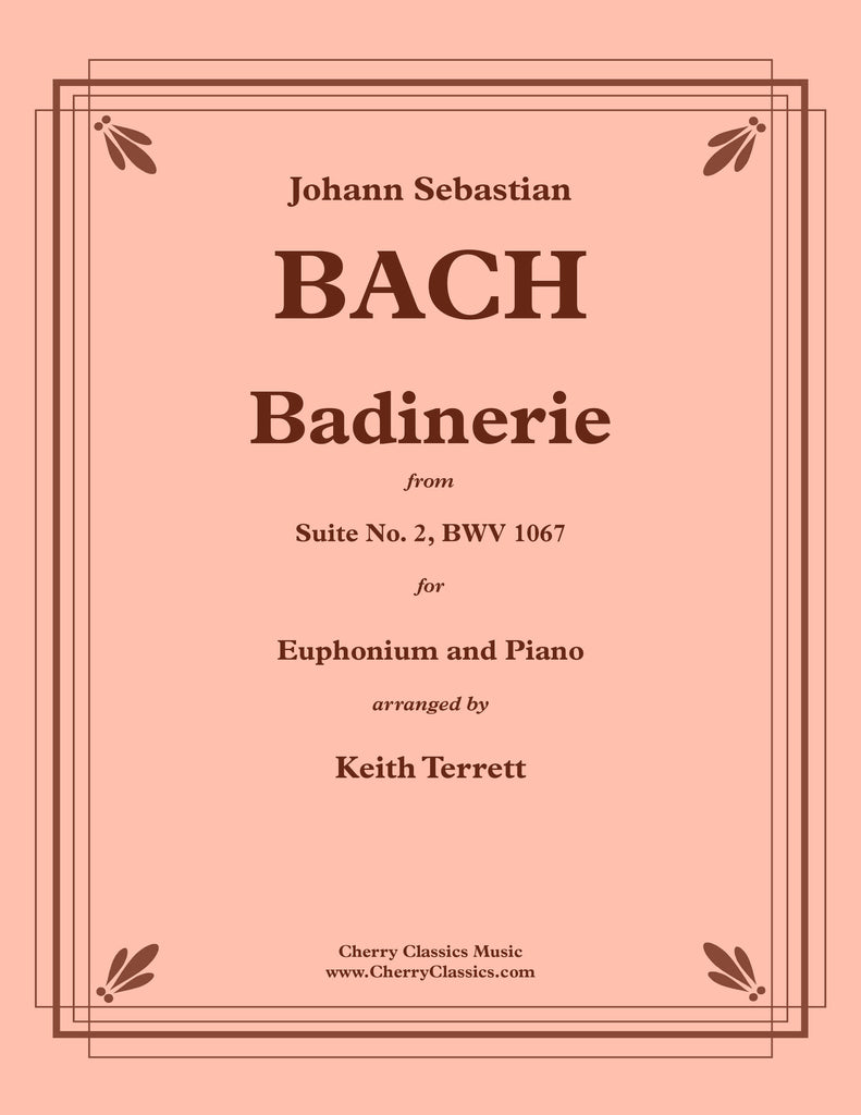 Bach - Badinerie for Euphonium and Piano