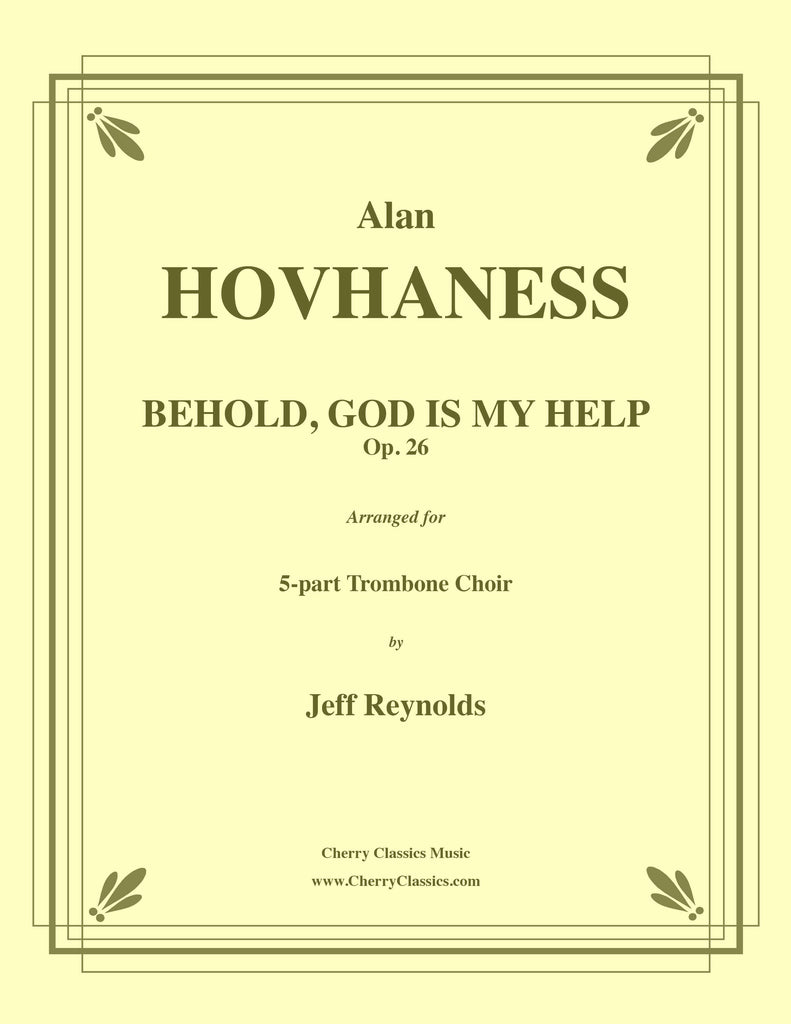 Hovhaness - Behold, God is My Help for 5-part Trombone Choir