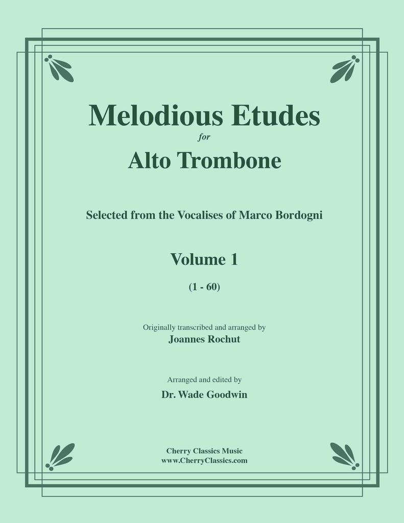 Bordogni - Melodious Etudes for Alto Trombone, Volume 1 (1-60)