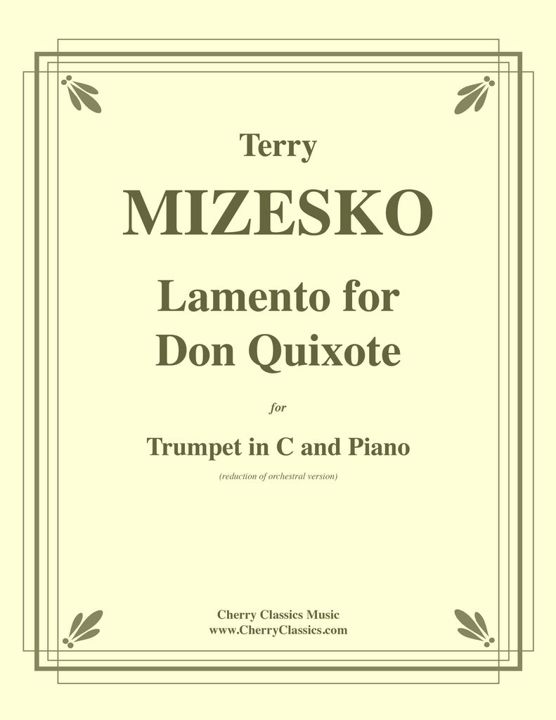 Mizesko - Lamento for Don Quixote and Strings (Piano reduction)