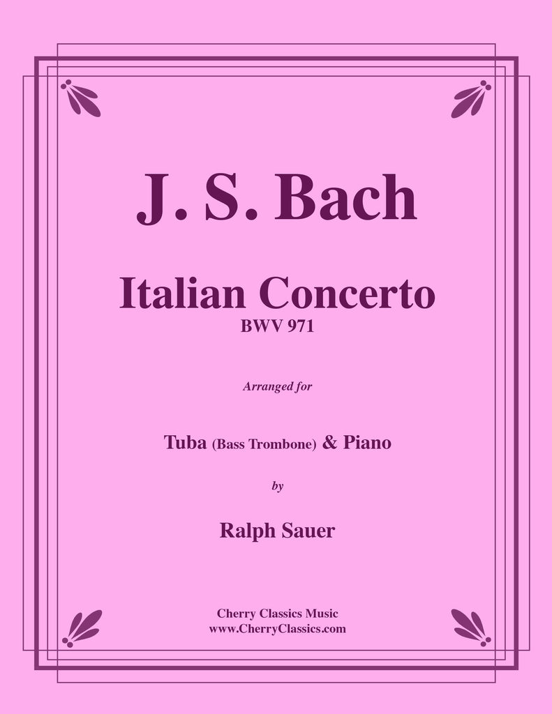 Bach - Italian Concerto for Tuba or Bass Trombone & Piano