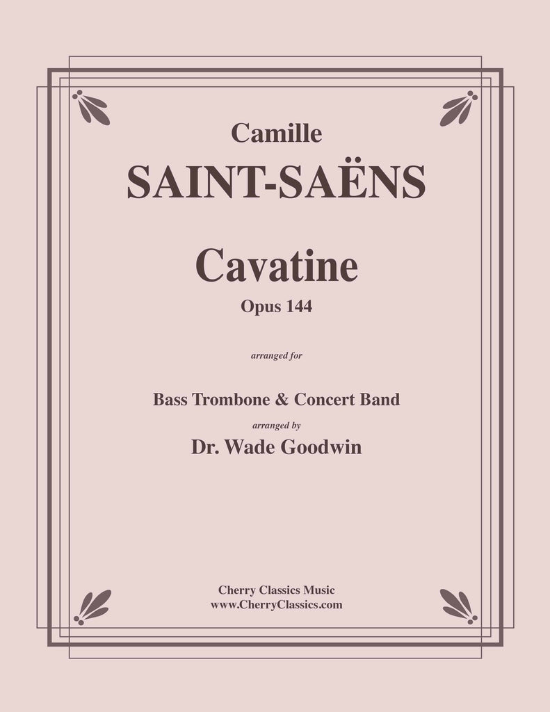 Saint-Saens - Cavatine for Bass Trombone and Concert Band