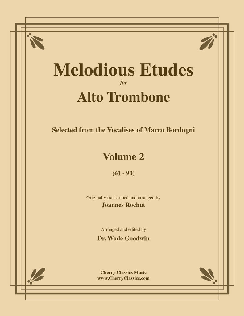 Bordogni - Melodious Etudes for Alto Trombone, Volume 2 (61-90)