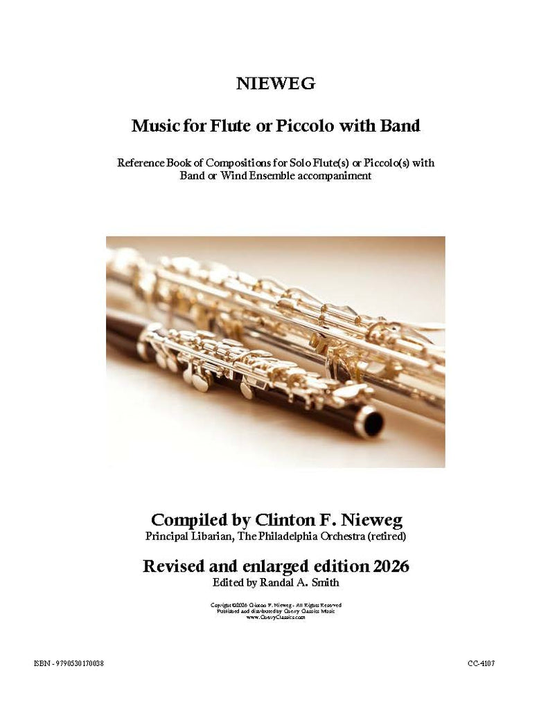 Nieweg - Music for Flute or Piccolo with Band Reference Book