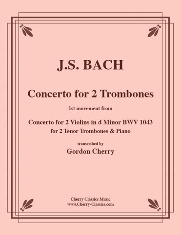 Bach - Two Part Inventions BWV 772-786 for two Trombones