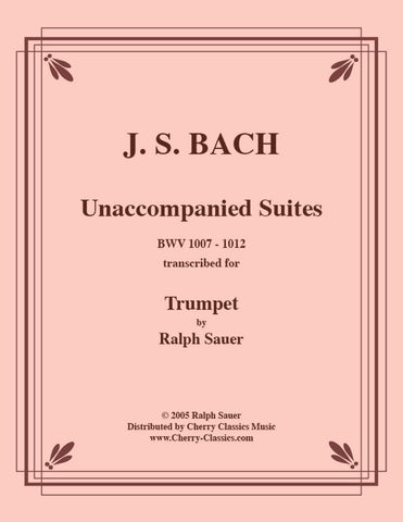 Bach - Suites for Unaccompanied Cello  I-IV - Performance edition for Solo Trombone