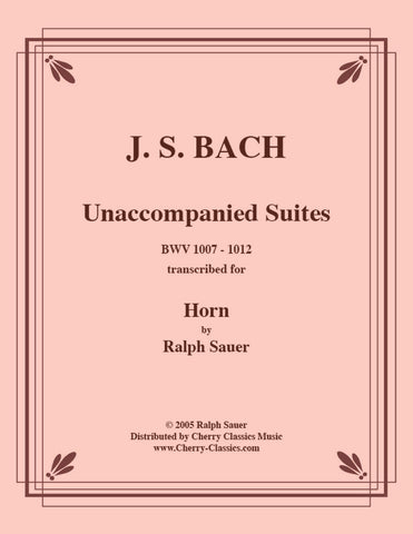 Bach - Suites for Unaccompanied Cello  I-IV - Performance edition for Solo Trombone