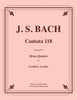 Bach - Cantata 118 For Brass Quintet - Cherry Classics Music