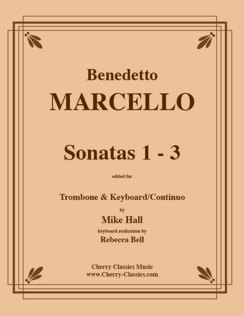 Marcello - Sonatas 1-3 for Trombone and Continuo Critical Edition - Cherry Classics Music