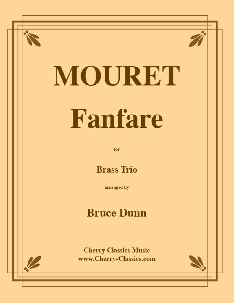 Mouret - Fanfare for Brass Trio - Cherry Classics Music