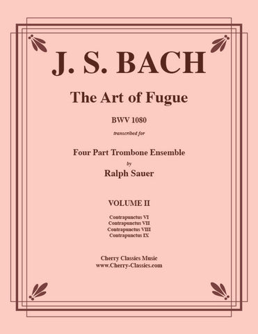 Bach - Art of Fugue, BWV 1080 Volume 1, Fugues 1-5 for Four Part Trombone Ensemble