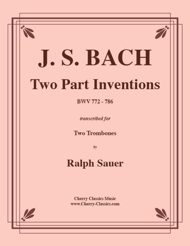 Bach - School for Trombone - Inventions and Sinfonias BWV 772-801