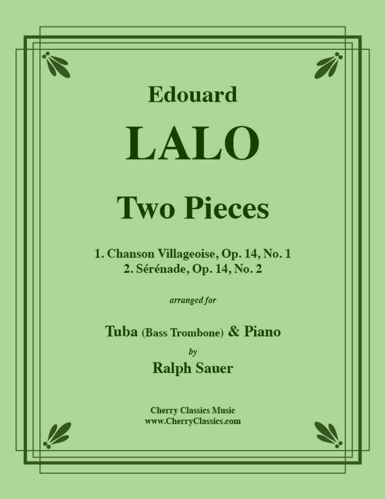 Lalo - Two Pieces for Tuba or Bass Trombone and Piano - Cherry Classics Music