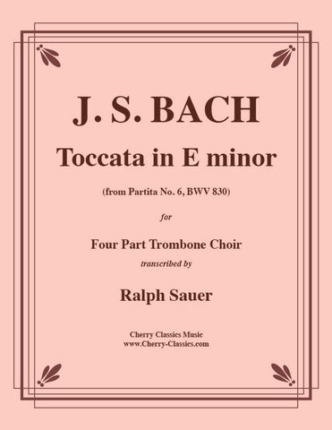 Bach - English Suite No. 3 in G minor BWV 808 for Trombone Quartet