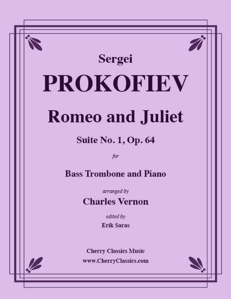 Prokofiev - Romeo and Juliet Suite No. 1, Op. 64 for Bass Trombone & Piano - Cherry Classics Music