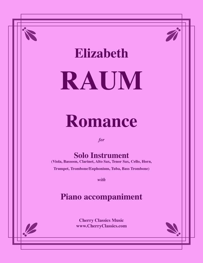 Raum - Romance for Solo Instrument with Piano Accompaniment