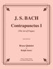 Bach - Contrapunctus I from “The Art of Fugue” for Brass Quintet - Cherry Classics Music