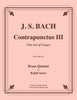 Bach - Contrapunctus III from “The Art of Fugue” for Brass Quintet - Cherry Classics Music