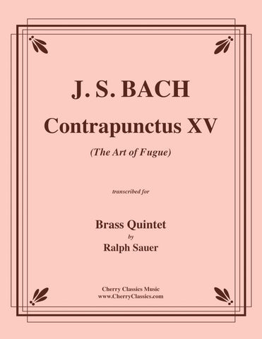 Bach - Contrapunctus XIII from The Art of Fugue for Brass Quintet