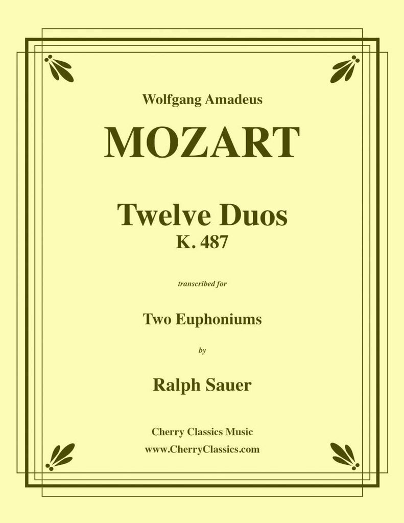 Mozart - Twelve Duos for Two Euphoniums - Cherry Classics Music