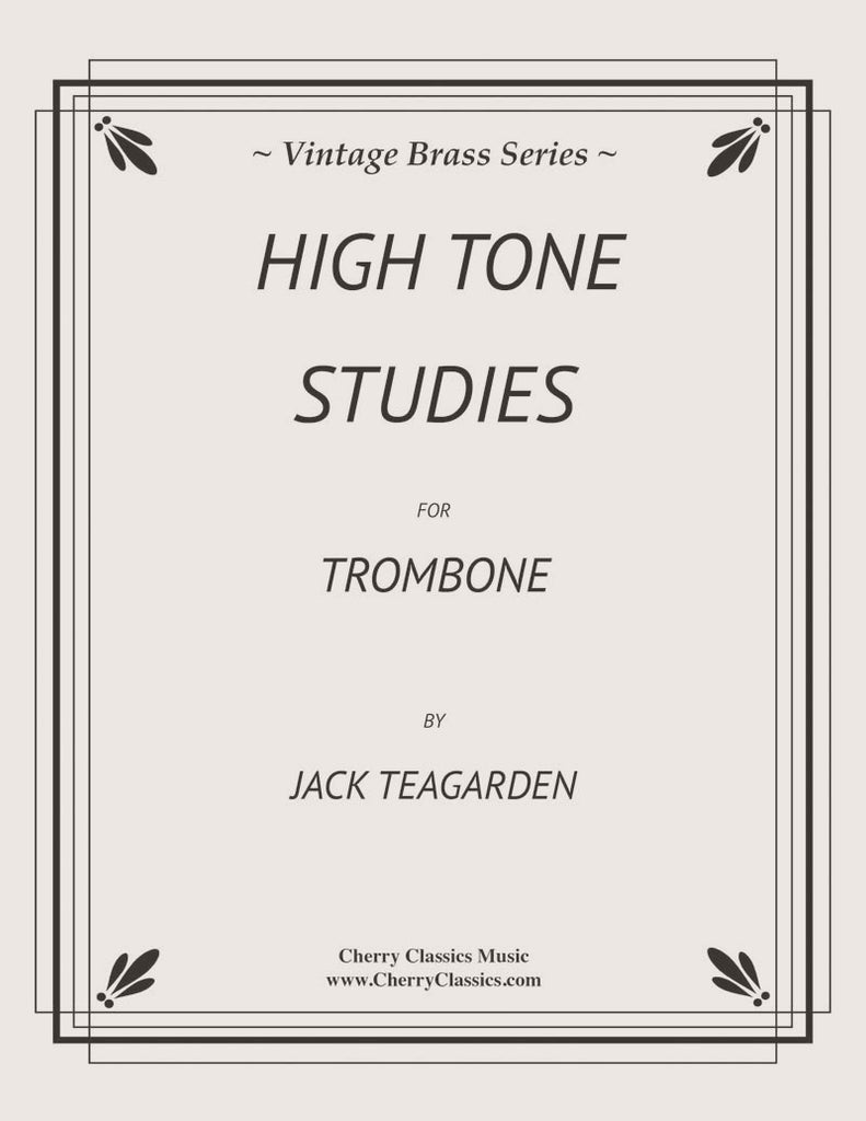 Teagarden - High Tone Studies for Trombone - Cherry Classics Music