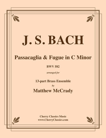Bach - Contrapunctus IX from Art of Fugue for 8-part Brass Ensemble