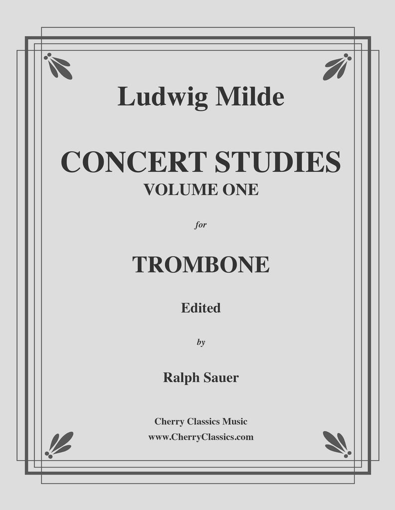 Milde - Concert Studies Volume 1 for Trombone - Cherry Classics Music