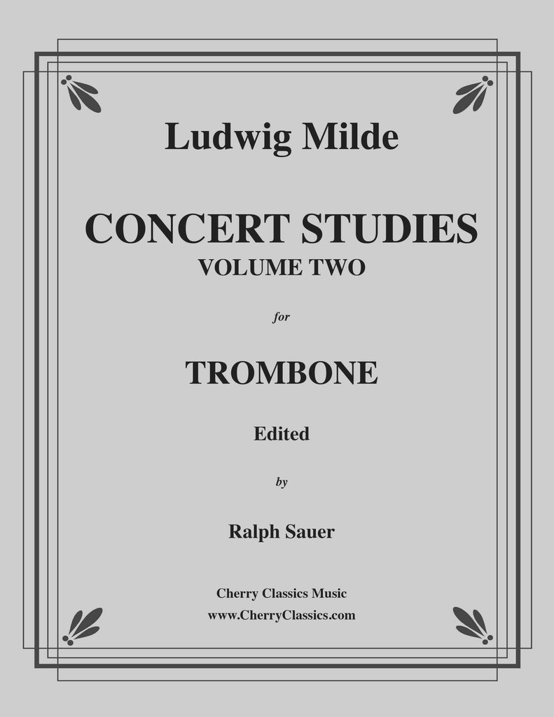 Milde - Concert Studies Volume 2 for Trombone - Cherry Classics Music