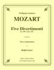 Mozart - Five Divertimenti K. 439b for Three Euphoniums - Cherry Classics Music