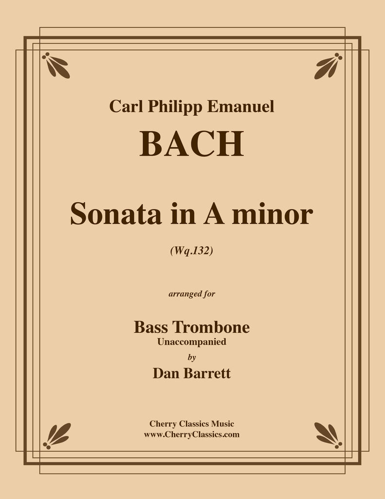 BachCPE - Sonata in A minor for Bass Trombone Unaccompanied - Cherry Classics Music