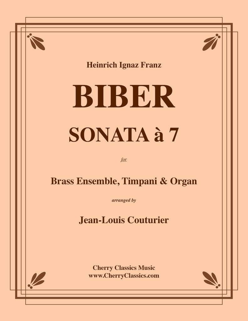 Biber - SONATA à 7 for Brass Ensemble, Organ and optional Timpani - Cherry Classics Music