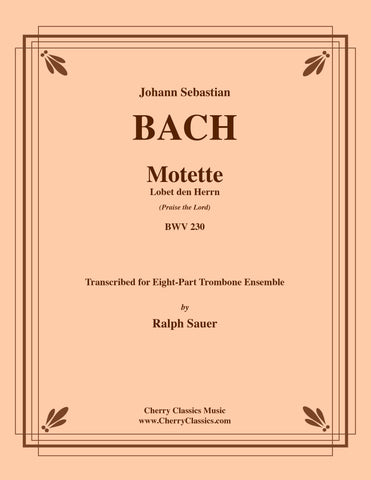 Bach - Jesu, meine Freude (Jesus, my joy) BWV 227 for 8-part Trombone Ensemble