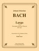 Bach - Largo from Concerto BWV 1043 for Two Trombones and Piano - Cherry Classics Music