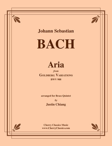 Bach - Aria and Chorale from Ein feste Burg Cantata BWV 80 for Brass Quintet