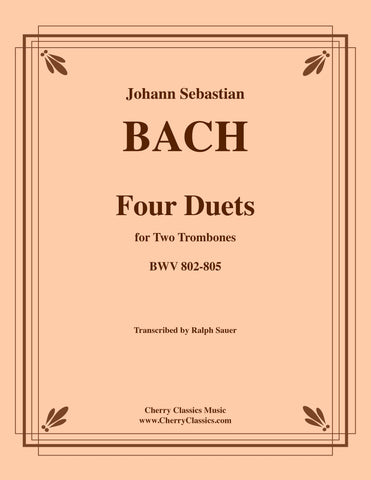 Bach - Two Part Inventions BWV 772-786 for two Trombones