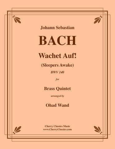 Bach - Prelude No. 7 from WTC Book 1, BWV 852 for Brass Quintet