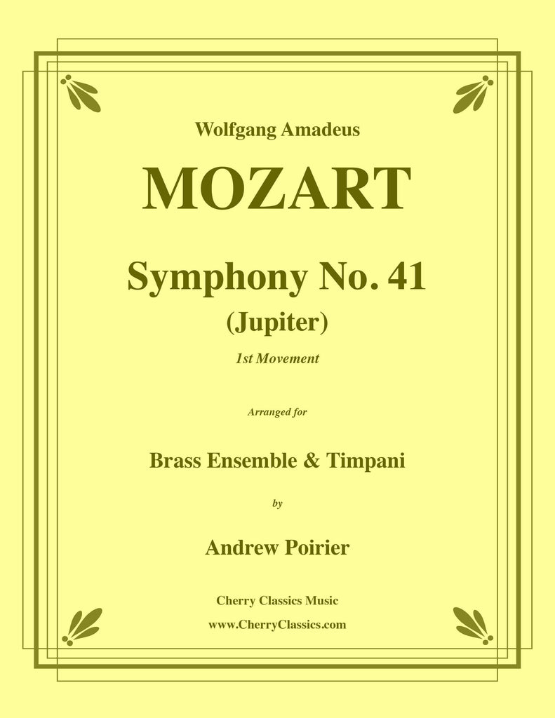 Mozart - Symphony No. 41 (Jupiter) 1st movement for 10-piece Brass Ensemble and Timpani - Cherry Classics Music