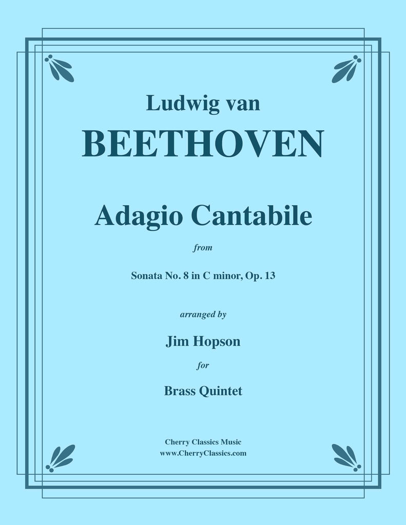 Beethoven - Adagio Cantabile from Sonata No. 8 in C minor for Brass Quintet