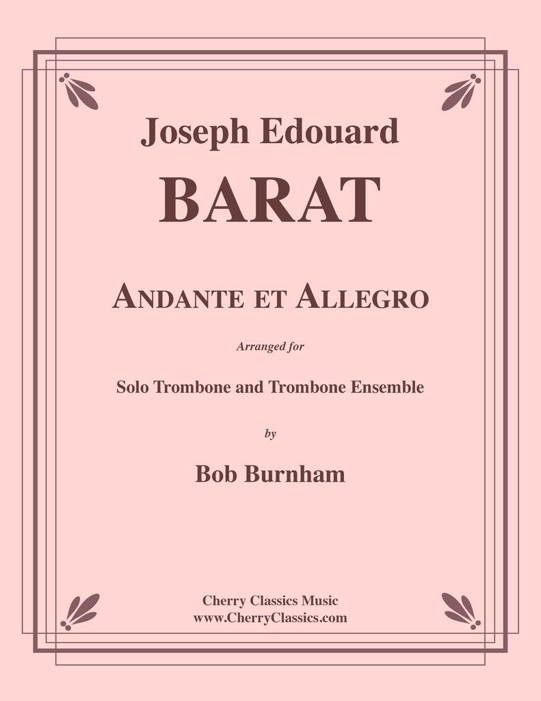 Barat - Andante et Allegro for Solo Trombone & Trombone Ensemble