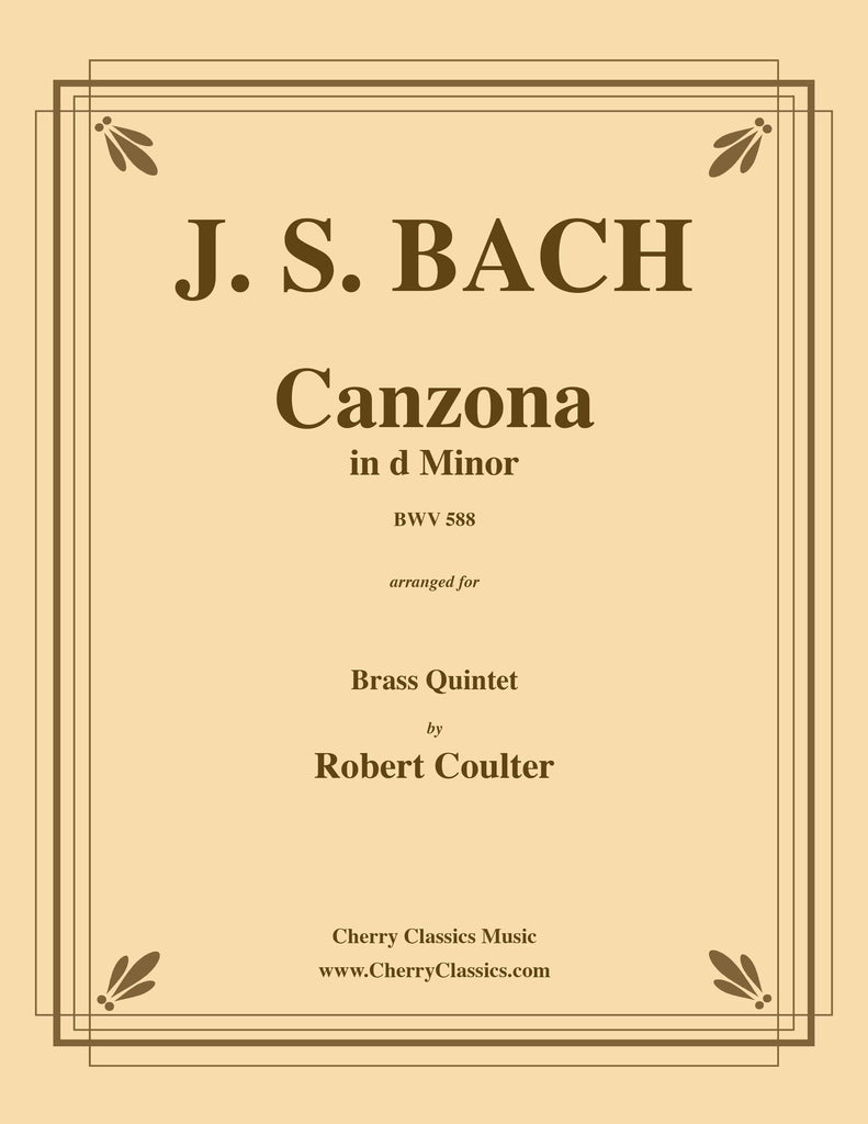 Bach - Canzona BWV 588 in d Minor for Brass Quintet