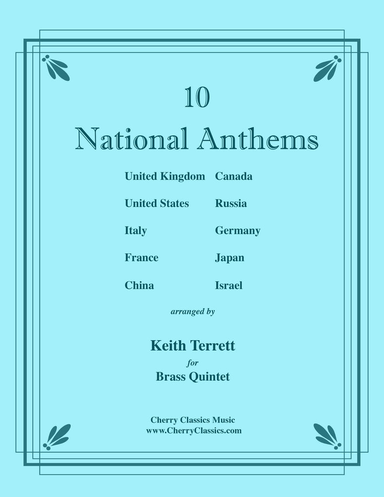 Various - 10 National Anthems arranged for Brass Quintet
