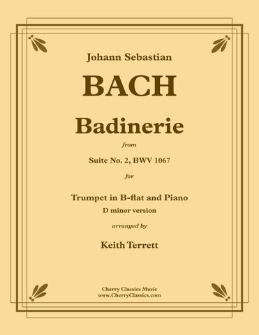 Bach - Bist du bei mir for Bass Trombone (Tuba) and Piano