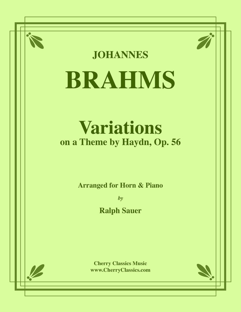 Brahms - Variations on a Theme by Haydn for Horn & Piano
