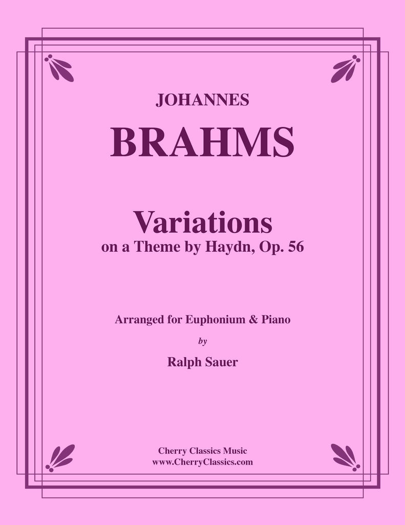 Brahms - Variations on a Theme by Haydn for Euphonium & Piano