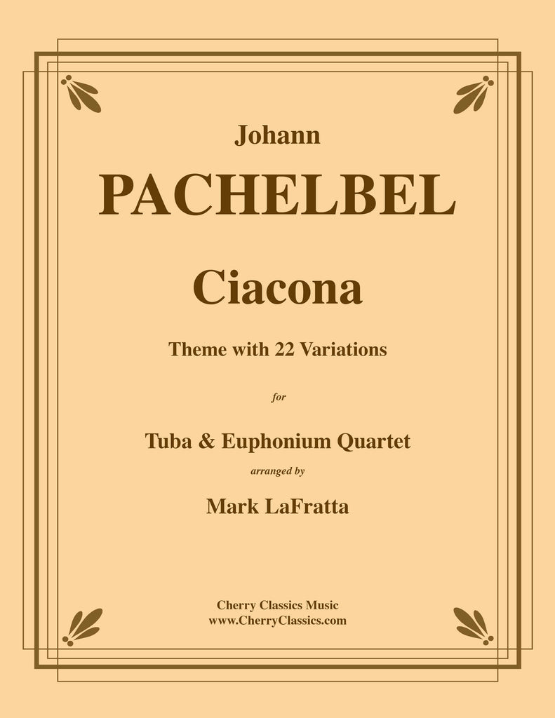 Pachelbel - Ciacona for Tuba Quartet